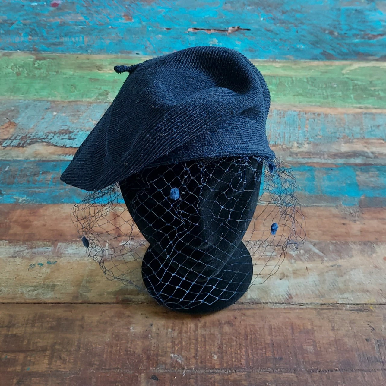 Summer Beret with netting