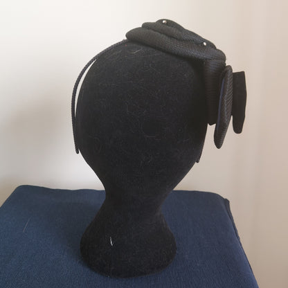 Black tie Fascinator