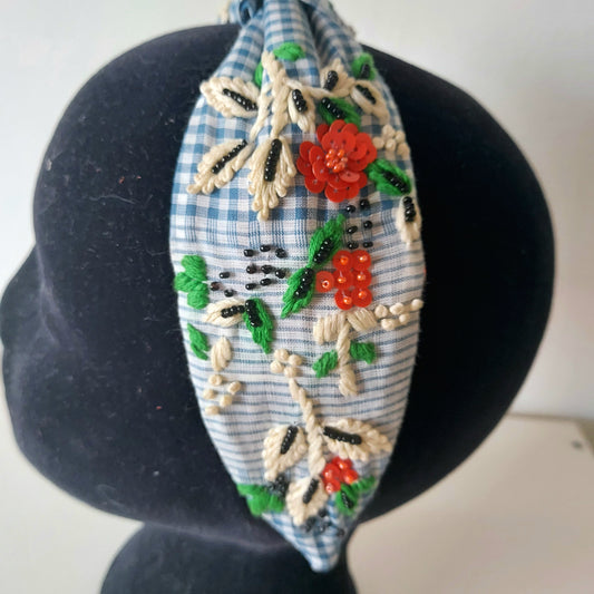 Last piece: Vichy diadem