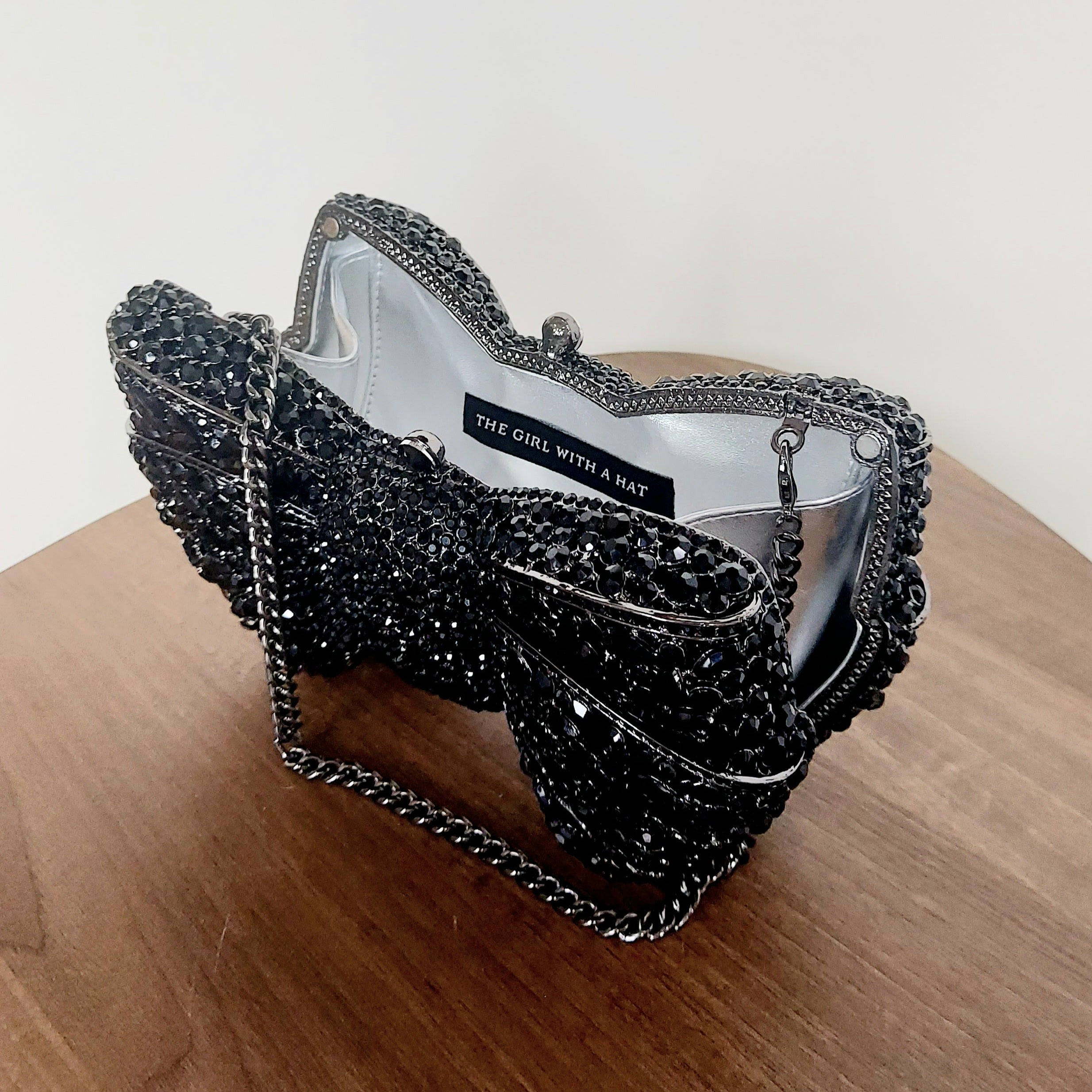 Black Bow Jewel Bag