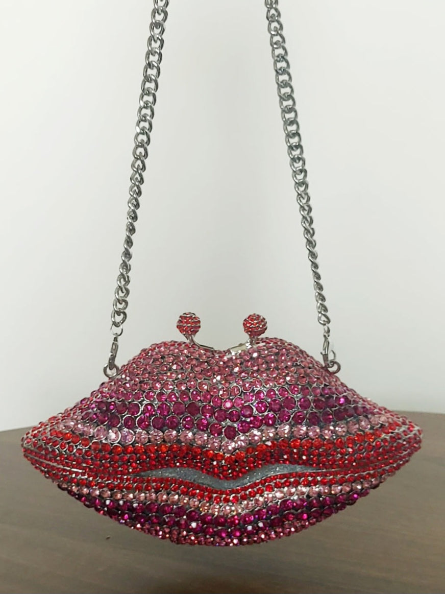 Pink Lips Jewel Bag