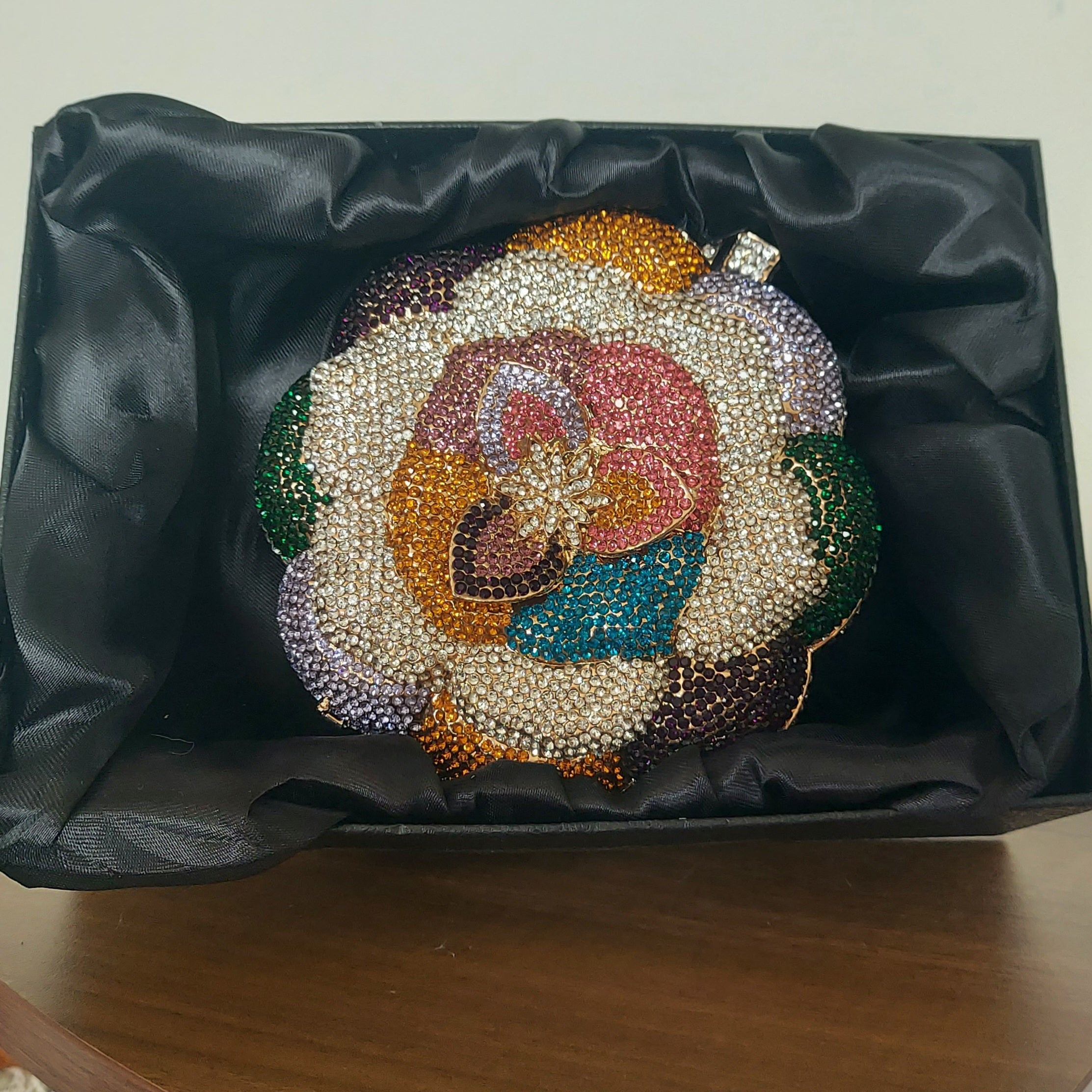 Multicolor Flower Jewel Bag