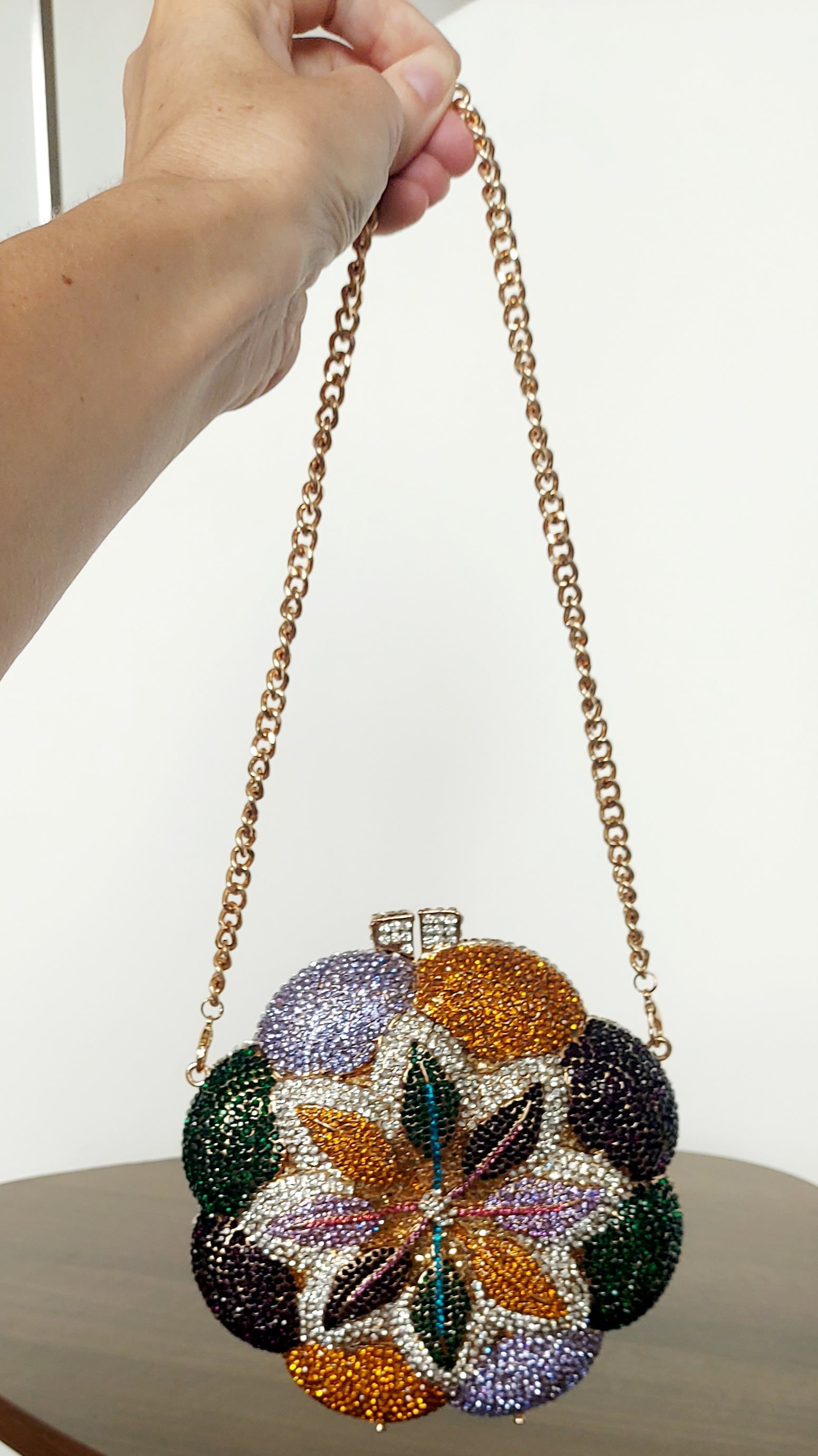 Multicolor Flower Jewel Bag