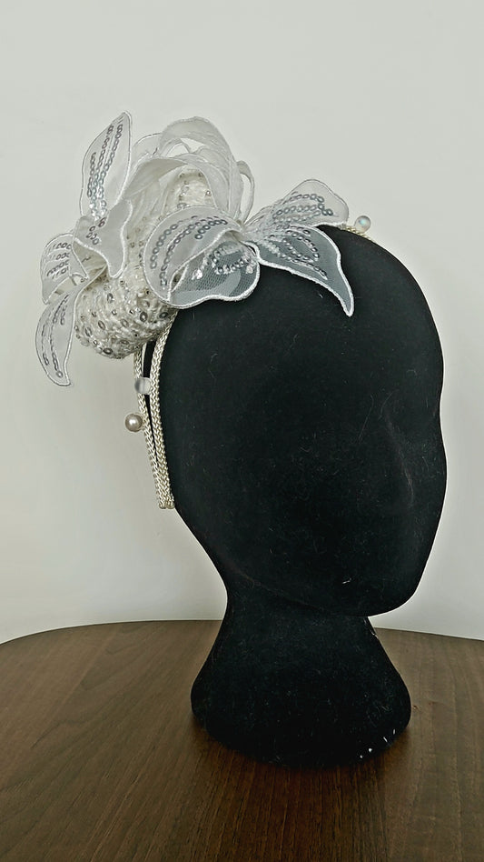 White Orchid Headband