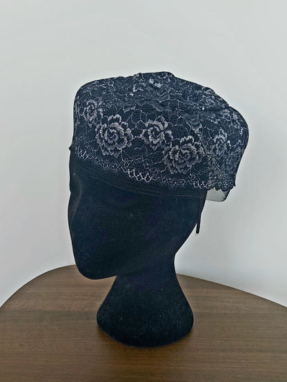 Silver Rosa fascinator