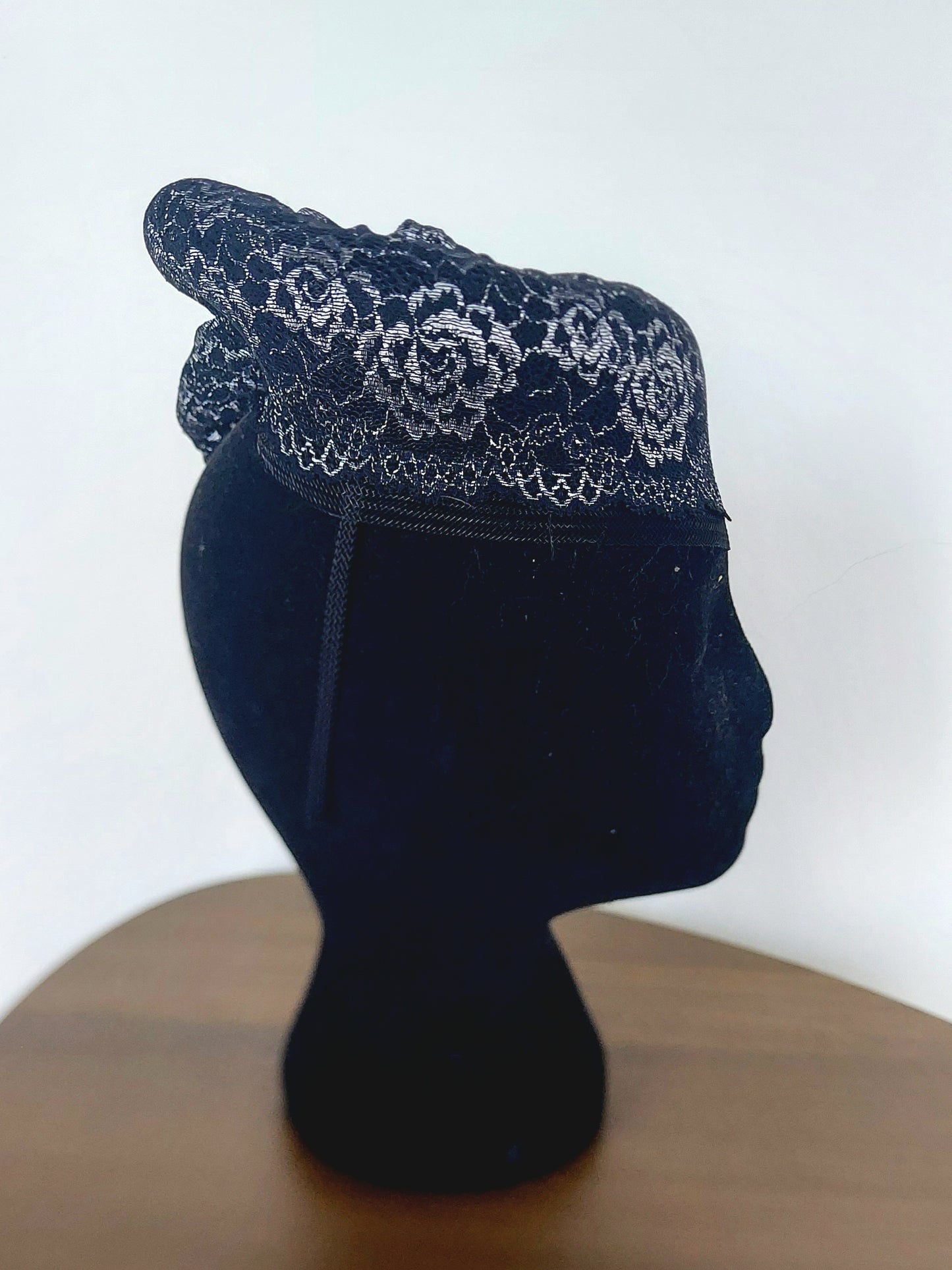 Silver Rosa fascinator