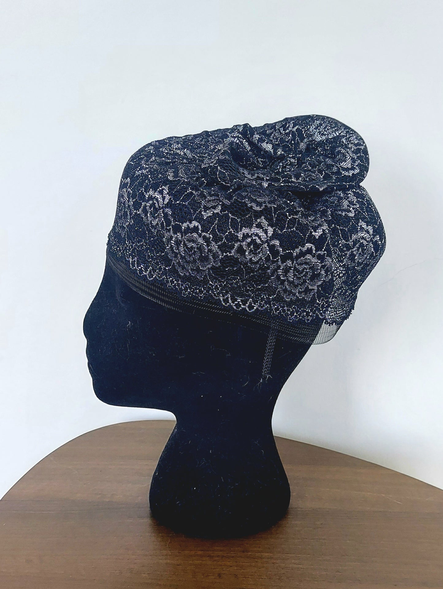 Silver Rosa fascinator