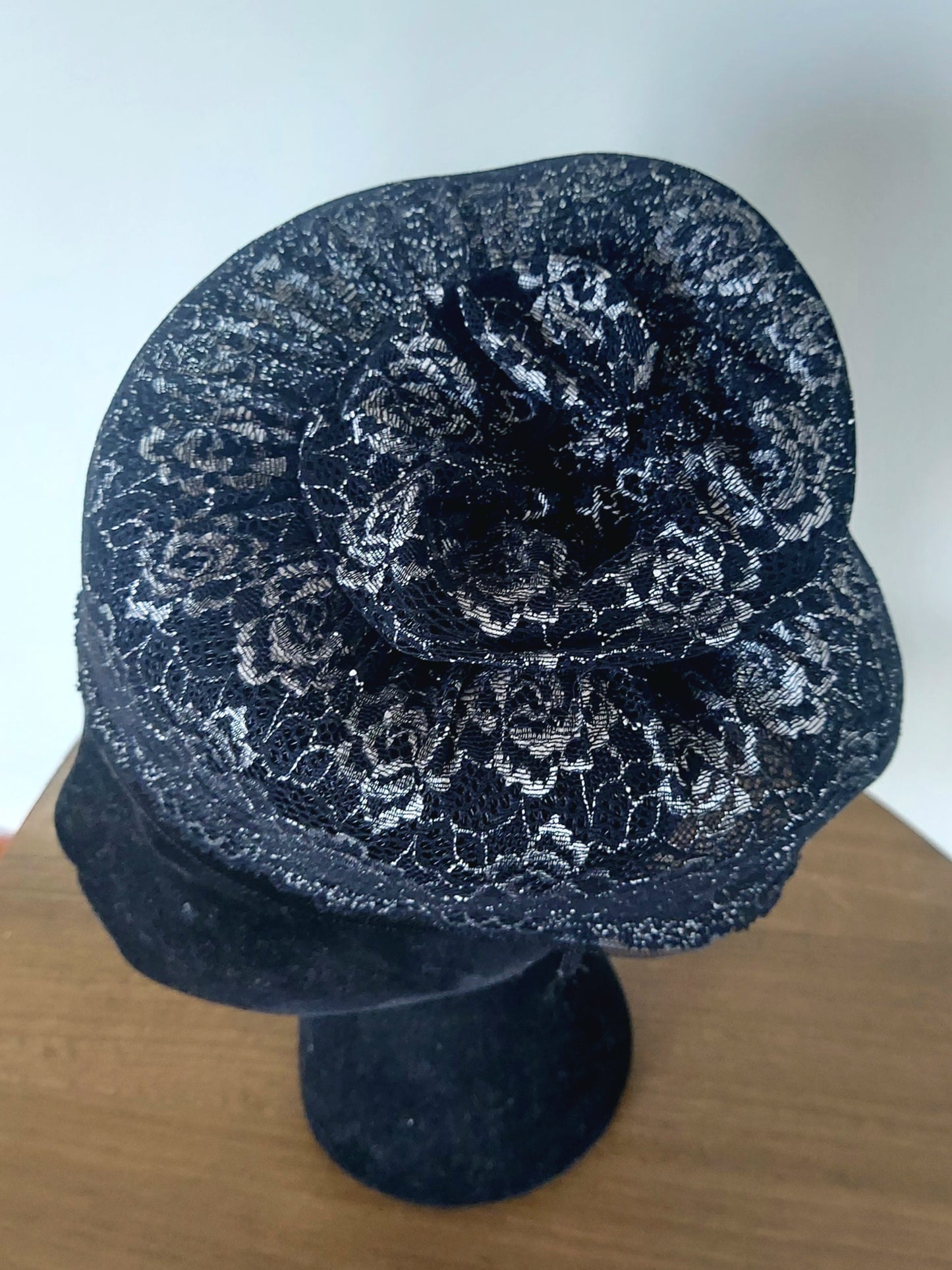 Silver Rosa fascinator