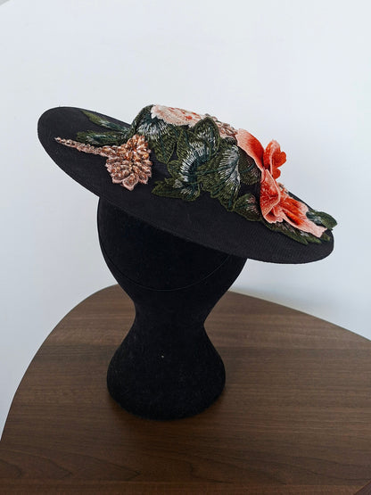 Carine boater hat