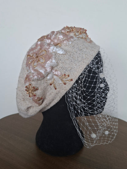 Cherry blossom Beret