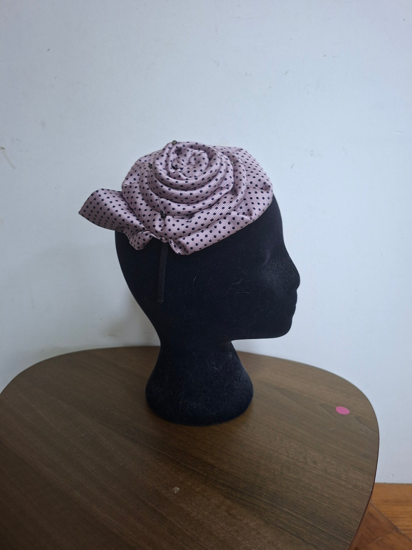 Pink Rose fascinator