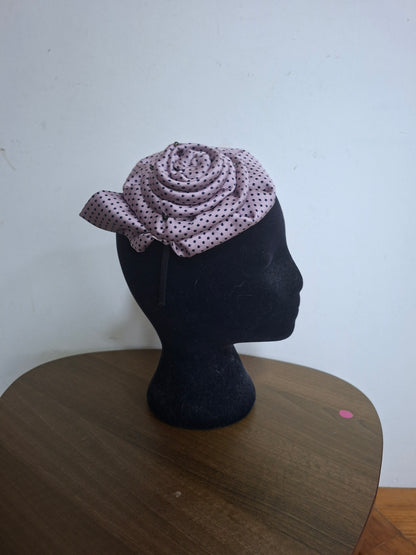 Pink Rose fascinator