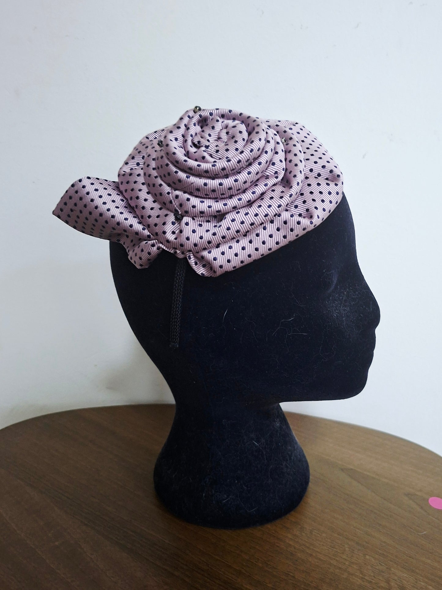 Pink Rose fascinator