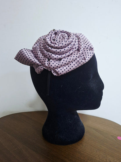 Pink Rose fascinator