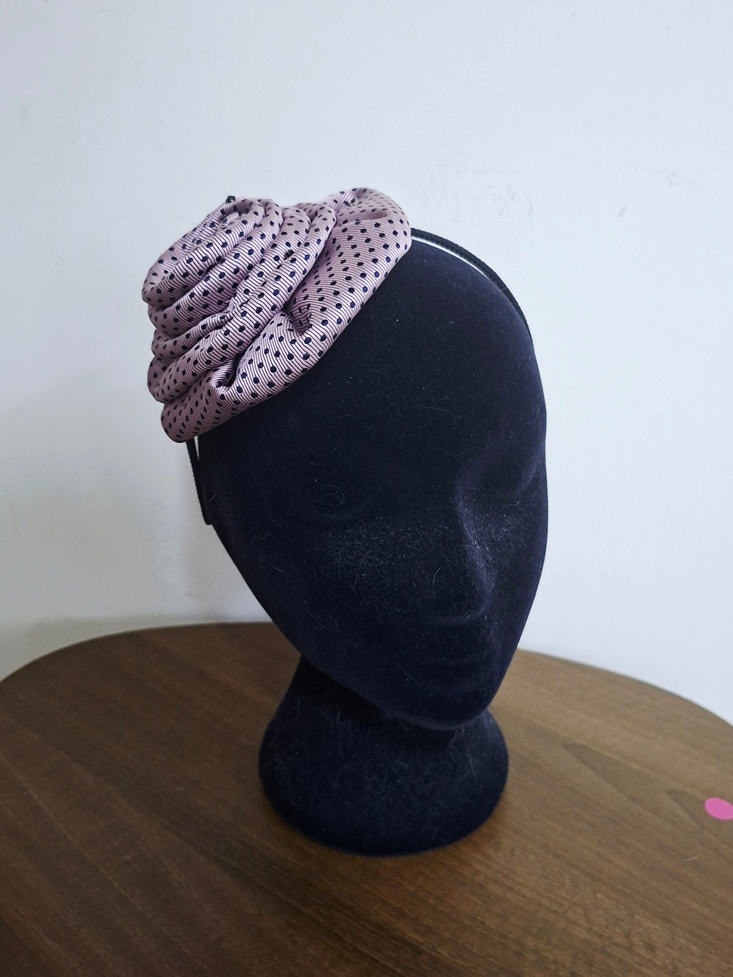 Pink Rose fascinator