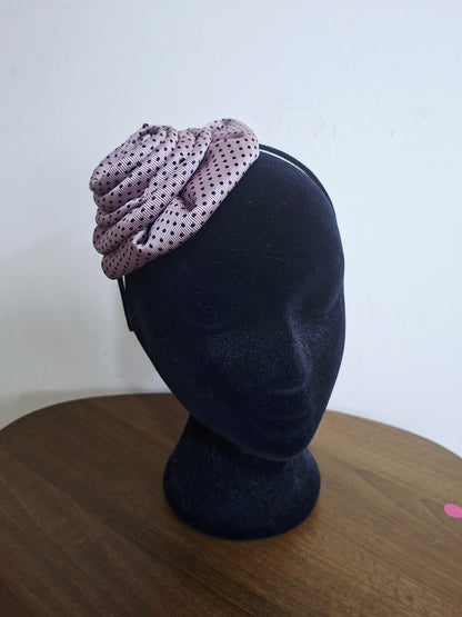 Pink Rose fascinator