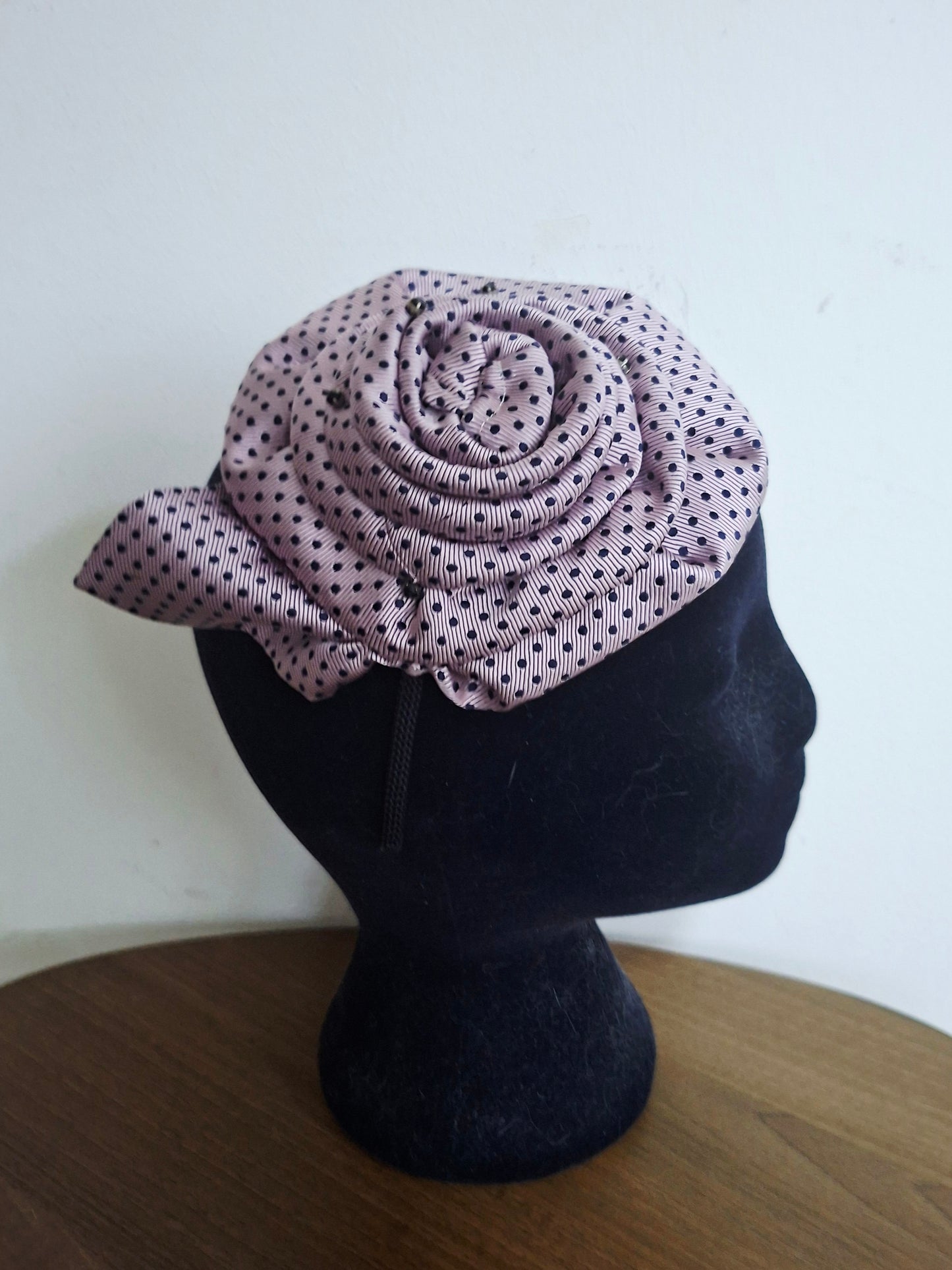 Pink Rose fascinator