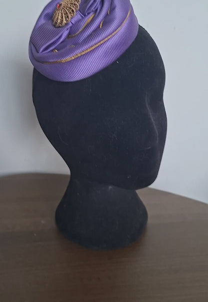 Purplyn  fascinator