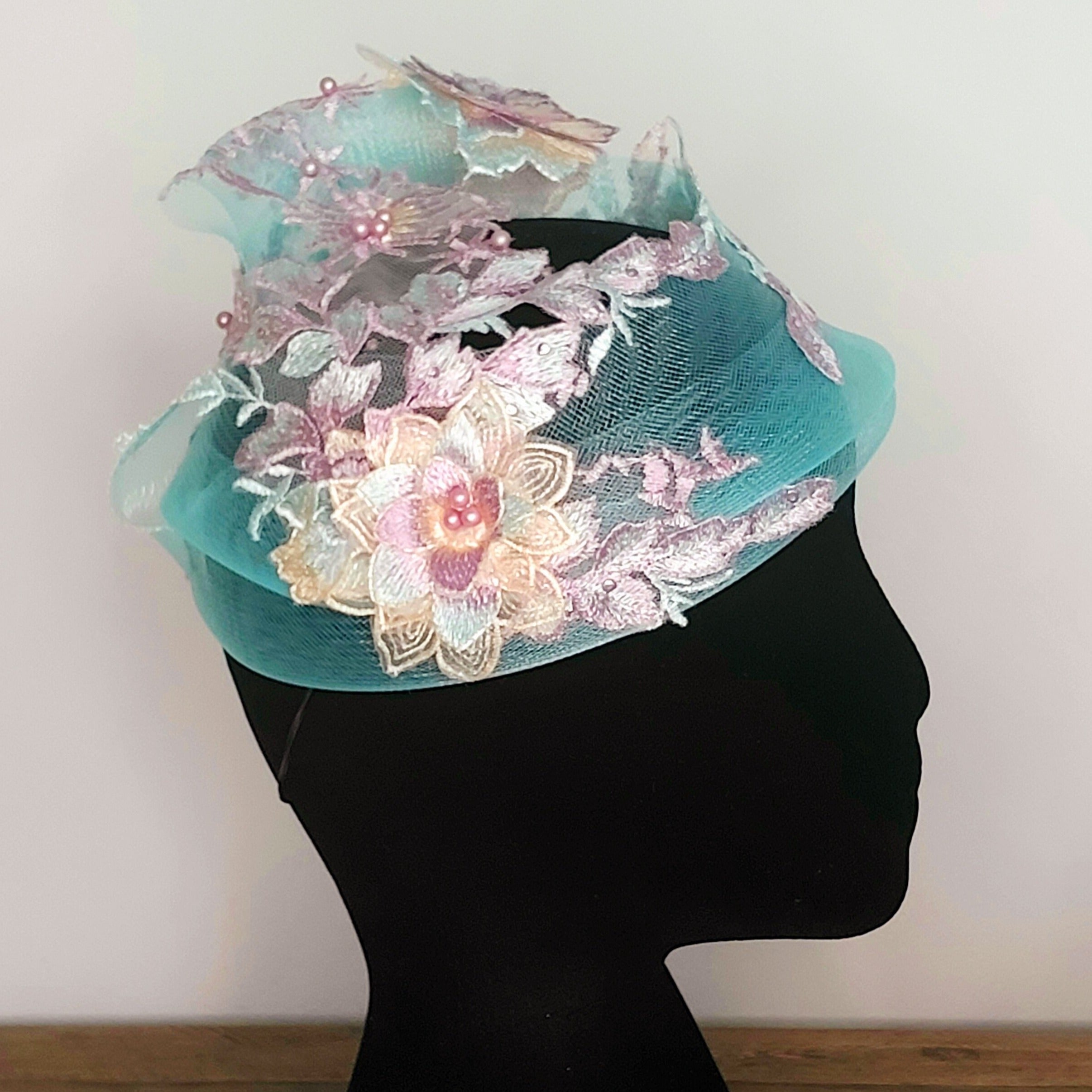 Aquamarina Fascinator